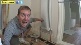 HOW TO INSTALL A COLUMN RADIATOR  Plumbing Tips [upl. by Kristianson865]