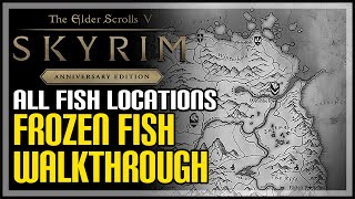 Frozen Fish Skyrim All Fish Locations [upl. by Halyak680]