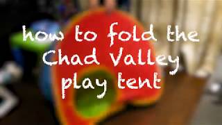 How to fold Chad Valley Argos Pop Up Tent [upl. by Hobey560]