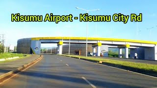 Drive from Kisumu Airport to Kisumu City Kisumu Busia Road [upl. by Narej419]