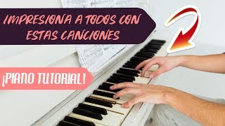 3 Canciones FAMOSAS En PIANO para Sorprender a Los Amigos [upl. by Weiner]