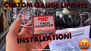 MSD Tach Adapter install [upl. by Irrol220]