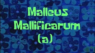 SpongeBob Production Music Malleus Mallificarum a [upl. by Vinay]