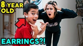 Ferran Gets EARRINGS PRANK ON MOM  The Royalty Family [upl. by Lynch]