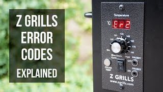 Error codes on your Z Grills wood pellet smoker [upl. by Eirrej]