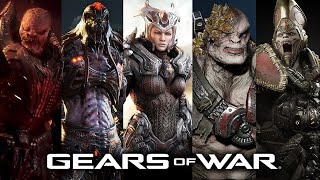 GEARS OF WAR  TODOS LOS JEFES FINALES [upl. by Itraa]