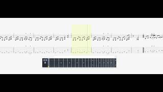 Megadeth Vortex GUITAR 1 TAB [upl. by Hsekar]