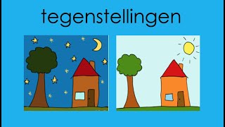 Taal voor kleuters Tegenstellingen deel 1 [upl. by Leilamag]