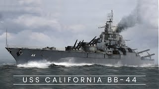 USS California BB44 Battleship [upl. by Snebur]