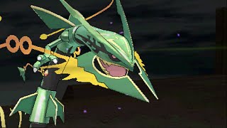 Pokemon Omega Ruby  Mega Rayquaza Zinnia amp Deoxys Delta Episode Ending [upl. by Nerac]