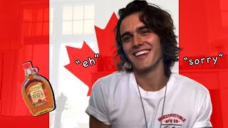 charlie gillespie being canadian for 5 mins straight [upl. by Rechaba]