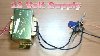 Make 12 Volt DC Supply 2A Transformer easyway [upl. by Riannon]