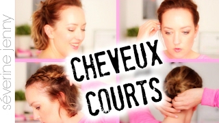 Coiffure Cheveux Courts  idées faciles pour tous les jours [upl. by Muryh91]