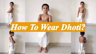 How to Wear Dhoti for Special Occasions and Festivals [upl. by Yendahc]