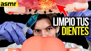 ASMR LIMPIEZA DE DIENTES Dentista asmr roleplay  ASMR Español  mol asmr [upl. by Riba305]