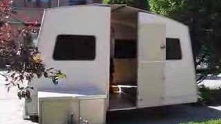 Rapido folding caravan setup [upl. by Eineeuq]