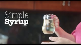 QUICK AND EASY How To Make Simple Syrup [upl. by Adnawot]