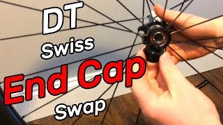 How to Swap Axle End Caps on a DT Swiss Front Hub [upl. by Suzy]