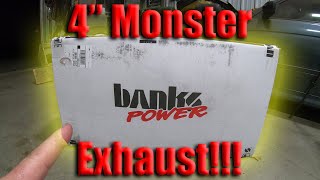 4quot BANKS MONSTER EXHAUST Install [upl. by Aihpos]