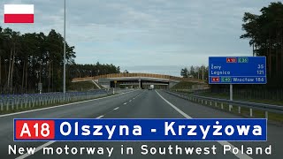 Poland A18 Olszyna  Krzyżowa [upl. by Grider970]