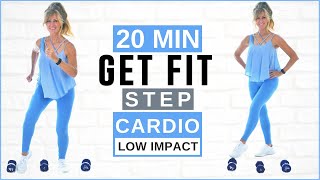 20 Minute GET FIT CARDIO Workout For Women  Low Impact High Intensity [upl. by Ardel868]