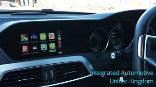 Mercedes C Class W204 Retrofit CarPlay and Android Auto  NTG45 and NTG47 [upl. by Caruso]