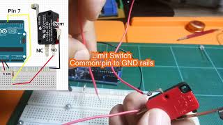 Wiring Limit Switches Arduino Tutorial [upl. by Velick265]