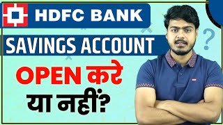 HDFC Bank regular savings account all details  hdfc bank savings account open kare ya nahi [upl. by Jorrie446]