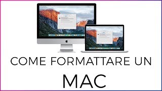 Come Formattare un Mac tutte le versioni [upl. by Linnie]