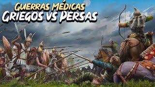 Las Guerras Médicas El conflicto entre El Imperio Persa y los Griegos Completo  Historia Antigua [upl. by Animlehliw]