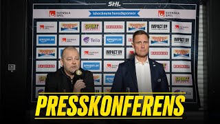 PRESSKONFERENS  BRYNÄS  FRÖLUNDA [upl. by Aisekal]