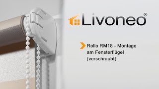 Rollo – Montage am Fensterflügel verschraubt [upl. by Ful]