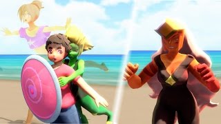 MMD Steven and Peridot fuse animation [upl. by Thomsen]