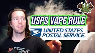 USPS Finalizes Vape Ban for Delta8 amp CBD  Can you mail vapes  Regulatory update 2021 [upl. by Lewie]