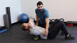 Foam Roller Thoracic Spine Extensions [upl. by Manly620]