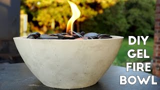 DIY Concrete Gel Fire Pit EASY  Modern Builds  EP 5 [upl. by Clerc75]