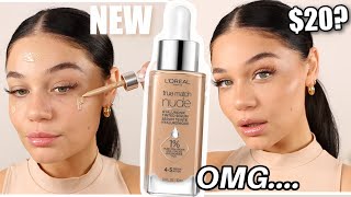 NEW LOreal True Match Hyaluronic Tinted Serum Review…Is it worth it  Blissfulbrii [upl. by Alohcin]