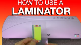 How to use a LAMINATOR [upl. by Nidroj775]