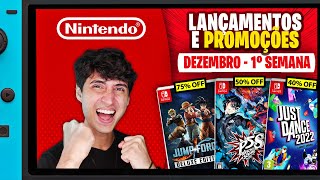 COMEÇOU DEZEMBRO COM JOGO DA NINTENDO e Cyber Monday Nintendo Switch Lançamentos e Promoções Dez 1 [upl. by Parsifal]