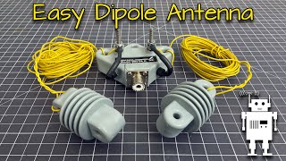 Simple 20m Ham Radio Dipole Antenna [upl. by Onfre499]