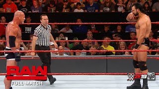 FULL MATCH  Goldberg vs Drew Mcintyre [upl. by Jannelle231]