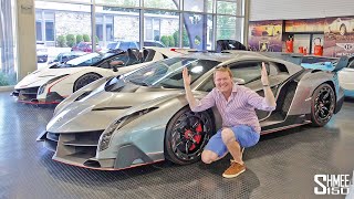 FINDING TWO UNICORNS Lamborghini Veneno Coupe and Roadster [upl. by Oneal]