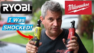 Ryobi 38quot Cordless Ratchet Vs Milwaukee TorqueRPM Tests [upl. by Stauder]