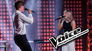 Ingeborg Walther vs Elias Grimstad Salbu  Like Im Gonna Lose You  The Voice Norge 2017  Duell [upl. by Suivatnod]