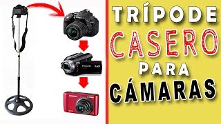 Como hacer un TRIPODE CASERO para Camara Reflex digital gopro  2024 [upl. by Pagas]