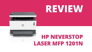 HP Neverstop Laser MFP 1201n A4 Mono Multifunction Laser Printer [upl. by Adieno860]