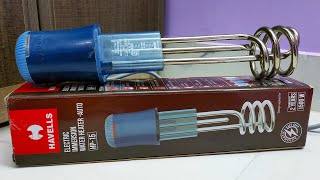 Havells Electric Immersion Water Heater  HP15 Auto 1500 Watt  Unboxing And Review [upl. by Siahc707]