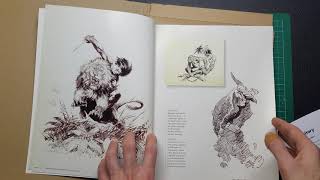 Frank Frazetta Sketchbook Vol 1 quick look [upl. by Arbmahs]