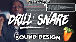 HOW TO MAKE DRILL SNARES amp HI HATS FROM SCRATCH  Drill Sound Design Tutorial [upl. by Hafital]