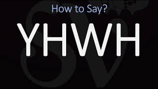 How to Pronounce YHWH CORRECTLY  Jehovah Yahweh Pronunciation [upl. by Netnerb]